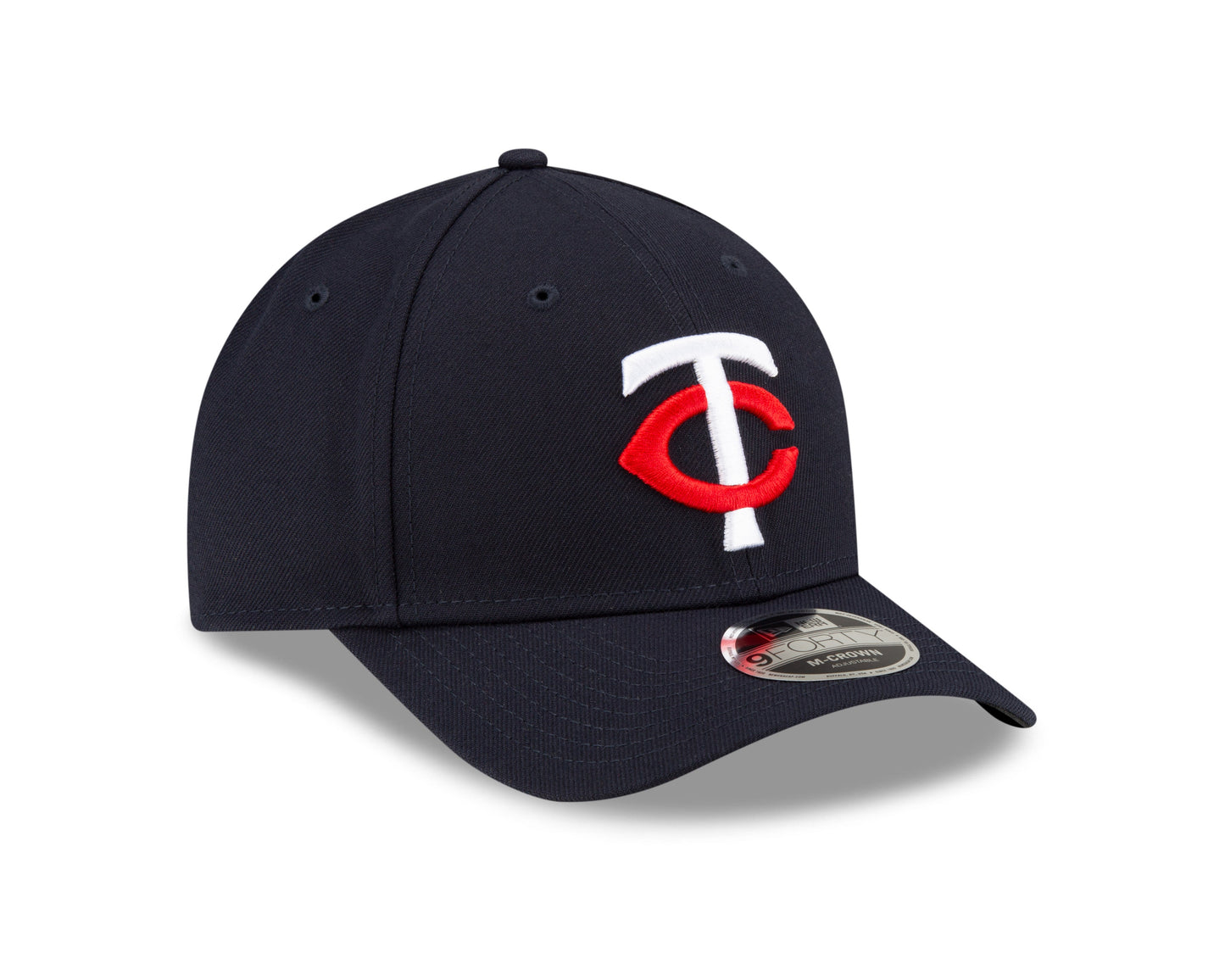 Minnesota Twins Navy New Era Player Replica M-Crown 9FORTY Adjustable Hat Official Team Hat Sports Fan Cap Official NFL Team Hat Football Fan Cap