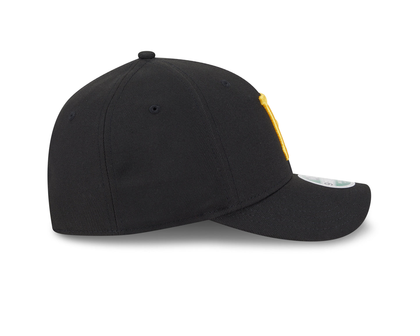 Pittsburgh Pirates Black New Era Player Replica M-Crown 9FORTY Adjustable Hat Official Team Hat Sports Fan Cap Official NFL Team Hat Football Fan Cap