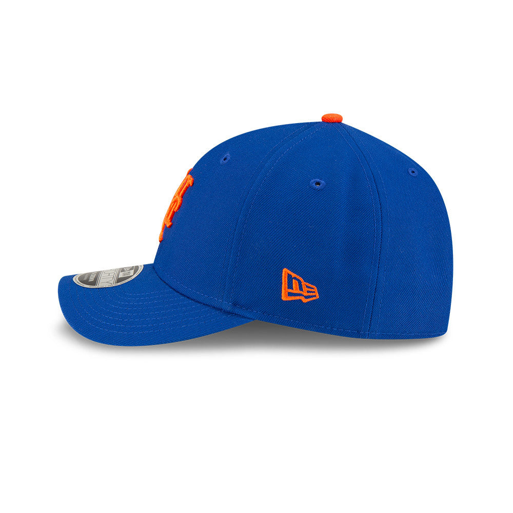 New York Mets Royal Blue New Era Player Replica M-Crown 9FORTY Adjustable Hat Official Team Hat Sports Fan Cap Official NFL Team Hat Football Fan Cap