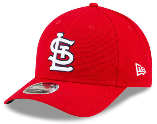St. Louis Cardinals Red New Era Player Replica M-Crown 9FORTY Adjustable Hat Official Team Hat Sports Fan Cap Official NFL Team Hat Football Fan Cap
