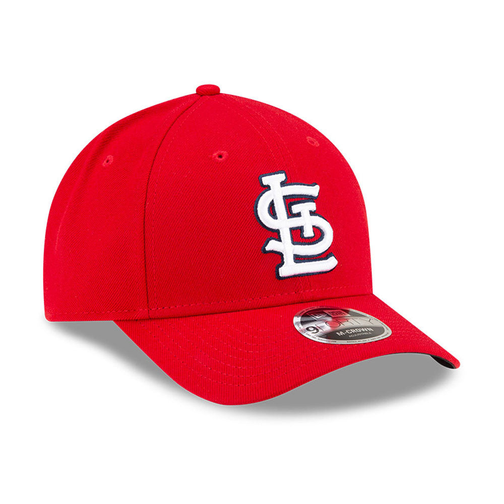 St. Louis Cardinals Red New Era Player Replica M-Crown 9FORTY Adjustable Hat Official Team Hat Sports Fan Cap Official NFL Team Hat Football Fan Cap