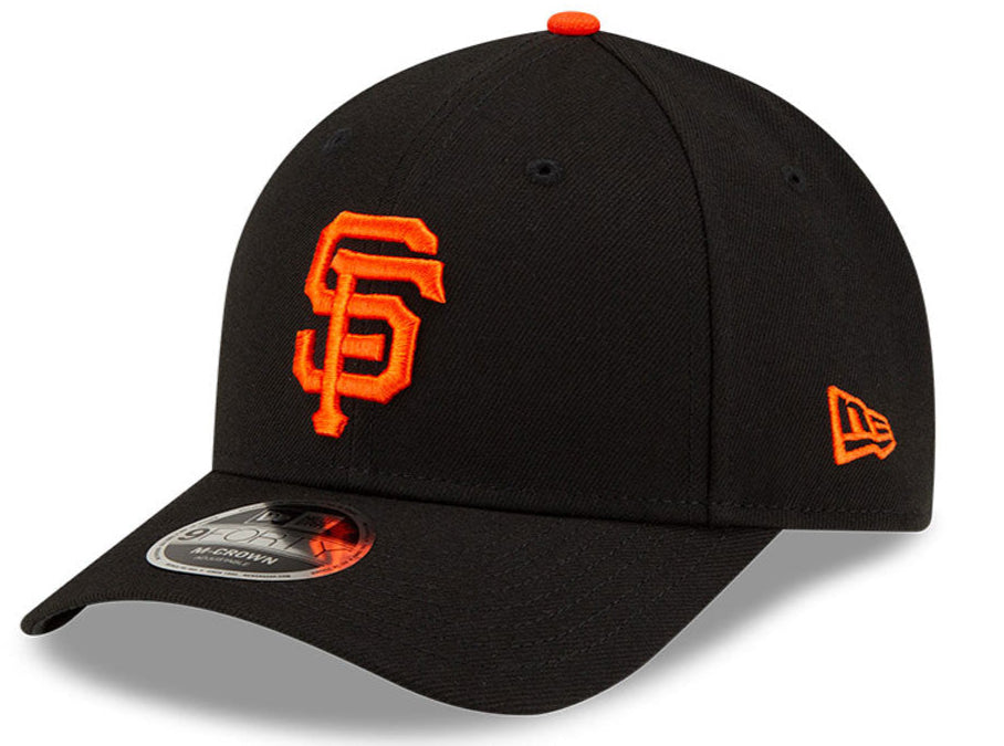 San Francisco Giants Black New Era Player Replica M-Crown 9FORTY Adjustable Hat Official Team Hat Sports Fan Cap Official NFL Team Hat Football Fan Cap