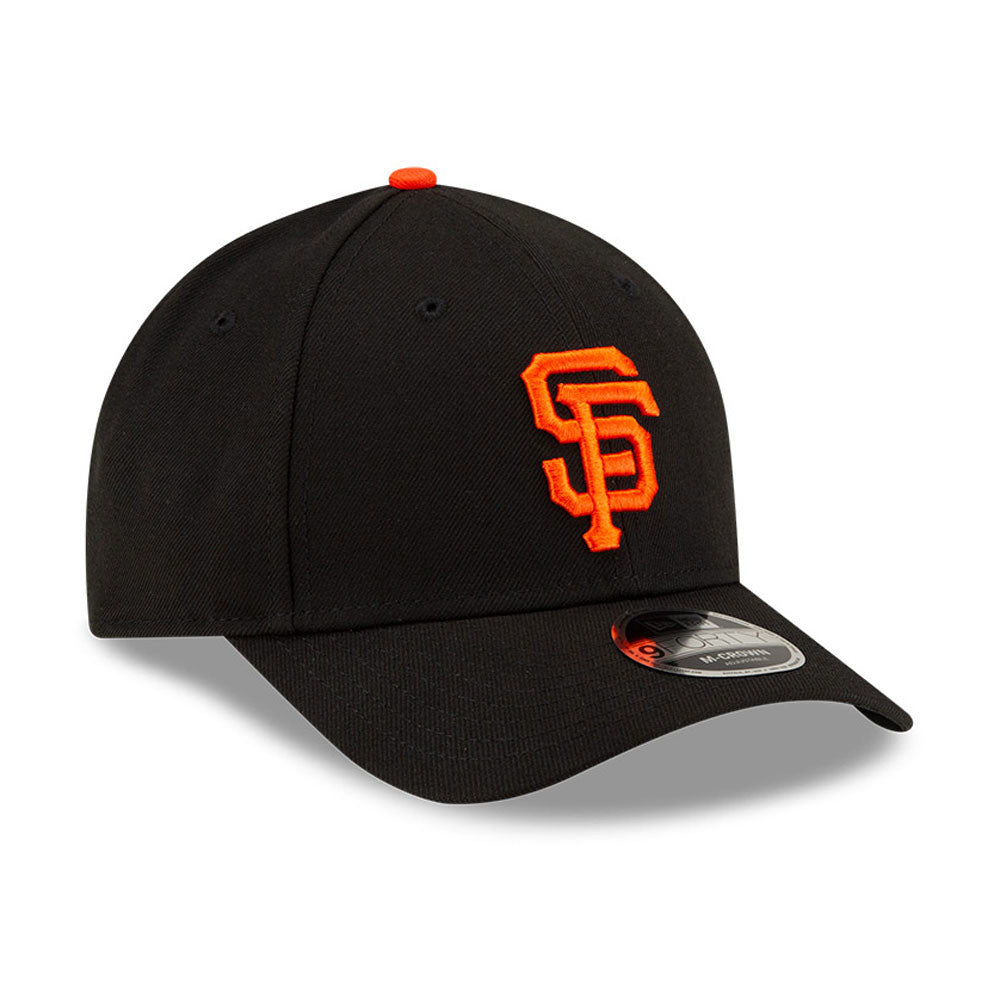 San Francisco Giants Black New Era Player Replica M-Crown 9FORTY Adjustable Hat Official Team Hat Sports Fan Cap Official NFL Team Hat Football Fan Cap