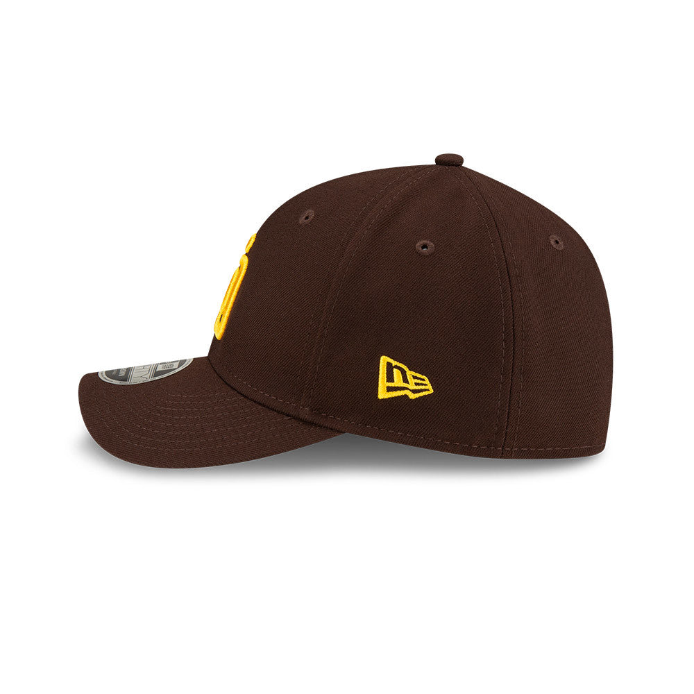 San Diego Padres Brown New Era Player Replica M-Crown 9FORTY Adjustable Hat Official Team Hat Sports Fan Cap Official NFL Team Hat Football Fan Cap