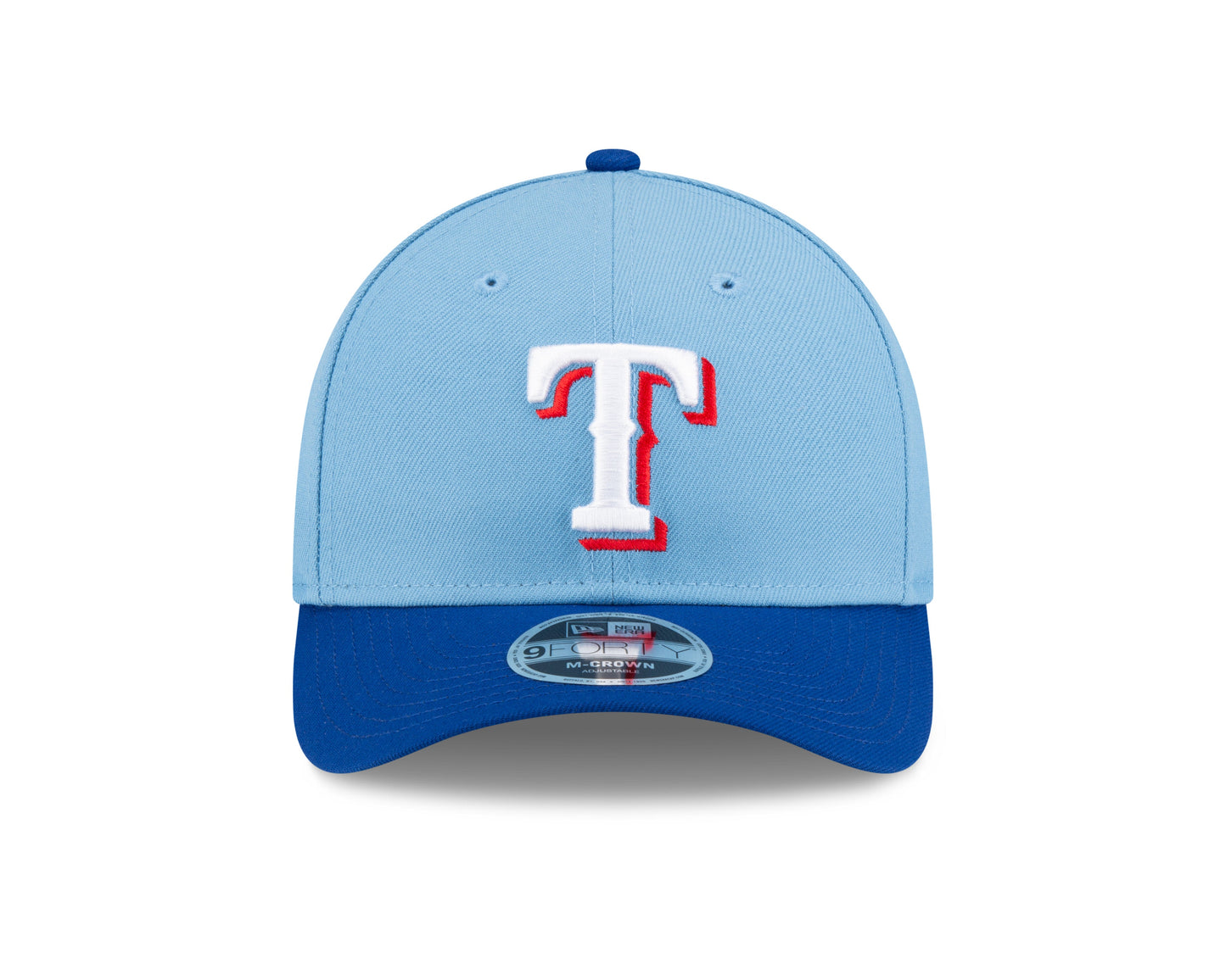 Texas Rangers Blue Alternate New Era Player Replica M-Crown 9FORTY Adjustable Hat Official Team Hat Sports Fan Cap Official NFL Team Hat Football Fan Cap