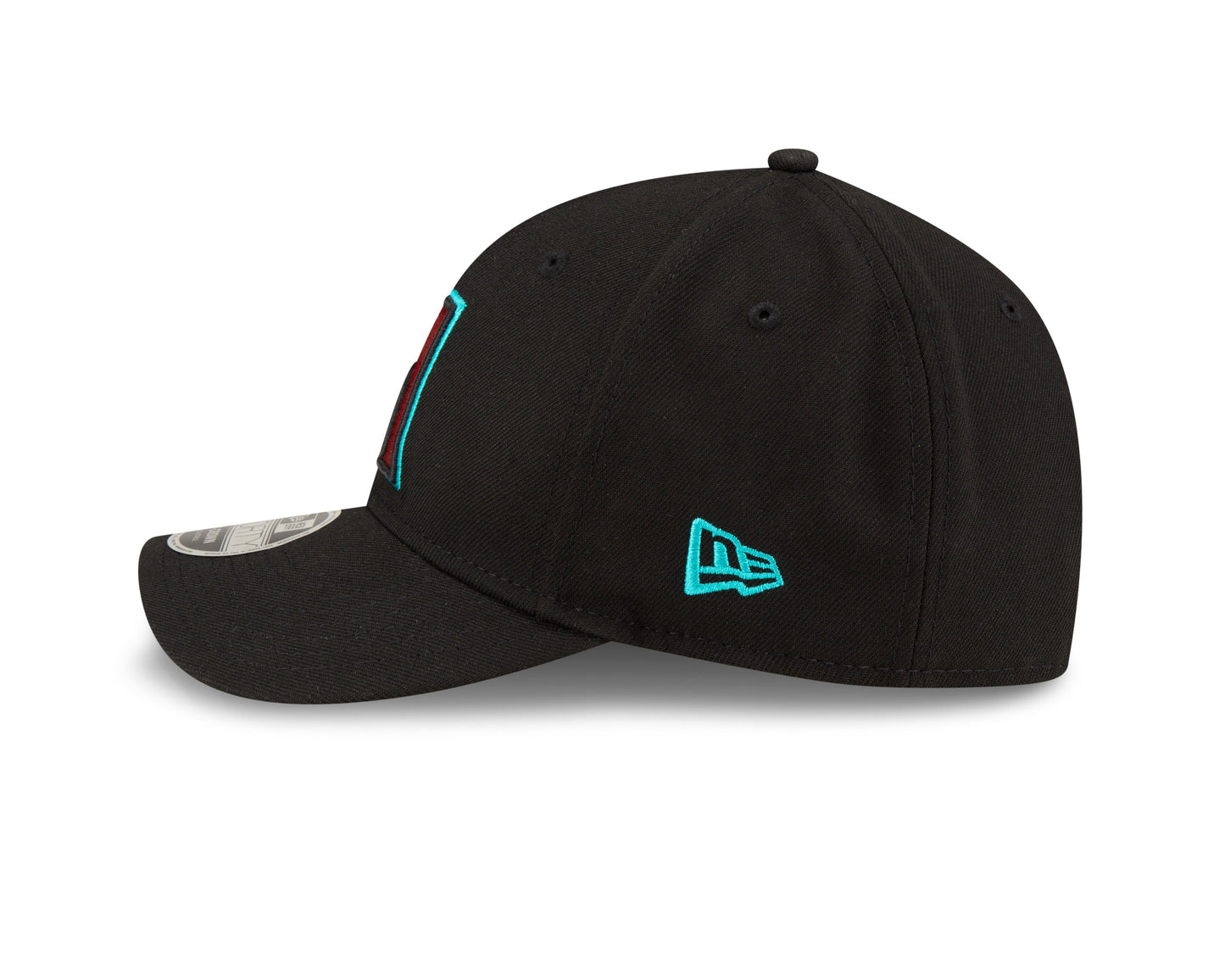 Arizona Diamondbacks Black Alternate New Era Player Replica M-Crown 9FORTY Adjustable Hat Official Team Hat Sports Fan Cap Official NFL Team Hat Football Fan Cap