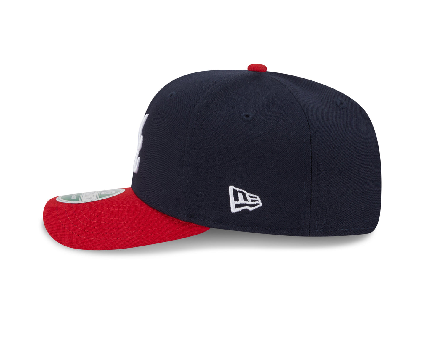 Atlanta Braves New Era Player Replica 9SEVENTY Stretch Snap Adjustable Hat Official Team Hat Sports Fan Cap Official NFL Team Hat Football Fan Cap