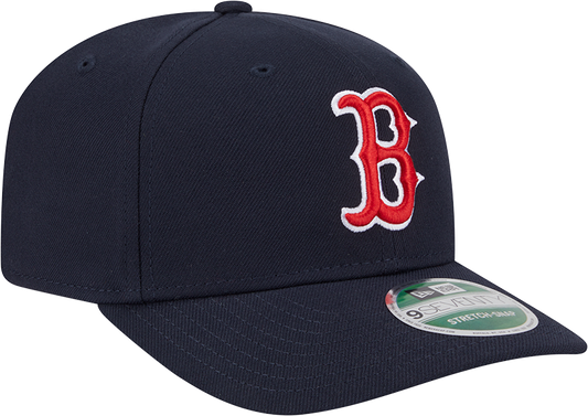 Boston Red Sox Navy New Era Player Replica 9SEVENTY Stretch Snap Adjustable Hat Official Team Hat Sports Fan Cap Official NFL Team Hat Football Fan Cap