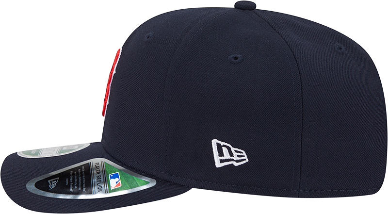 Boston Red Sox Navy New Era Player Replica 9SEVENTY Stretch Snap Adjustable Hat Official Team Hat Sports Fan Cap Official NFL Team Hat Football Fan Cap