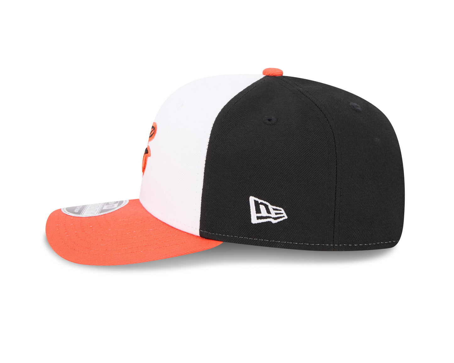 Baltimore Orioles Home New Era Player Replica 9SEVENTY Stretch Snap Adjustable Hat Official Team Hat Sports Fan Cap Official NFL Team Hat Football Fan Cap