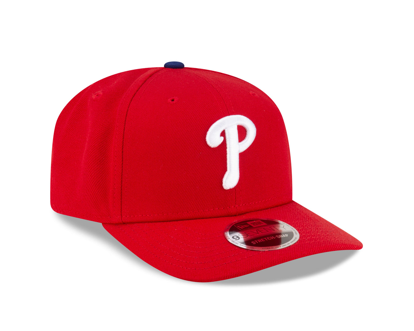 Philadelphia Phillies Red New Era Player Replica 9SEVENTY Stretch Snap Adjustable Hat Official Team Hat Sports Fan Cap Official NFL Team Hat Football Fan Cap