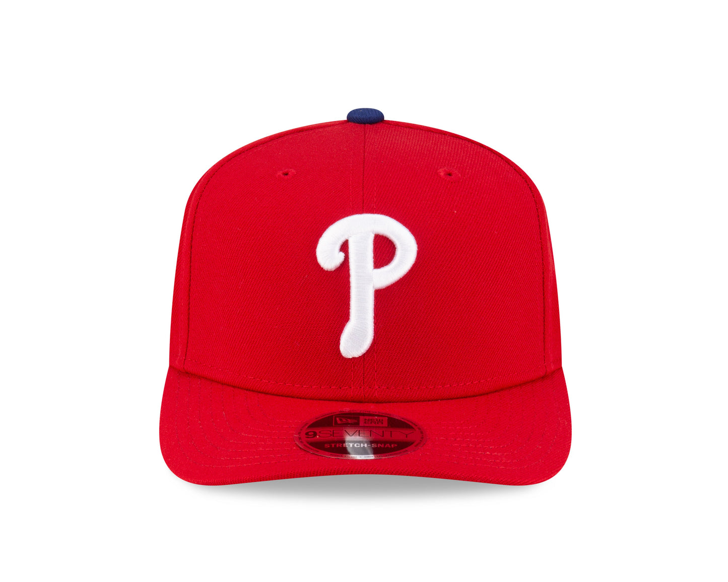 Philadelphia Phillies Red New Era Player Replica 9SEVENTY Stretch Snap Adjustable Hat Official Team Hat Sports Fan Cap Official NFL Team Hat Football Fan Cap