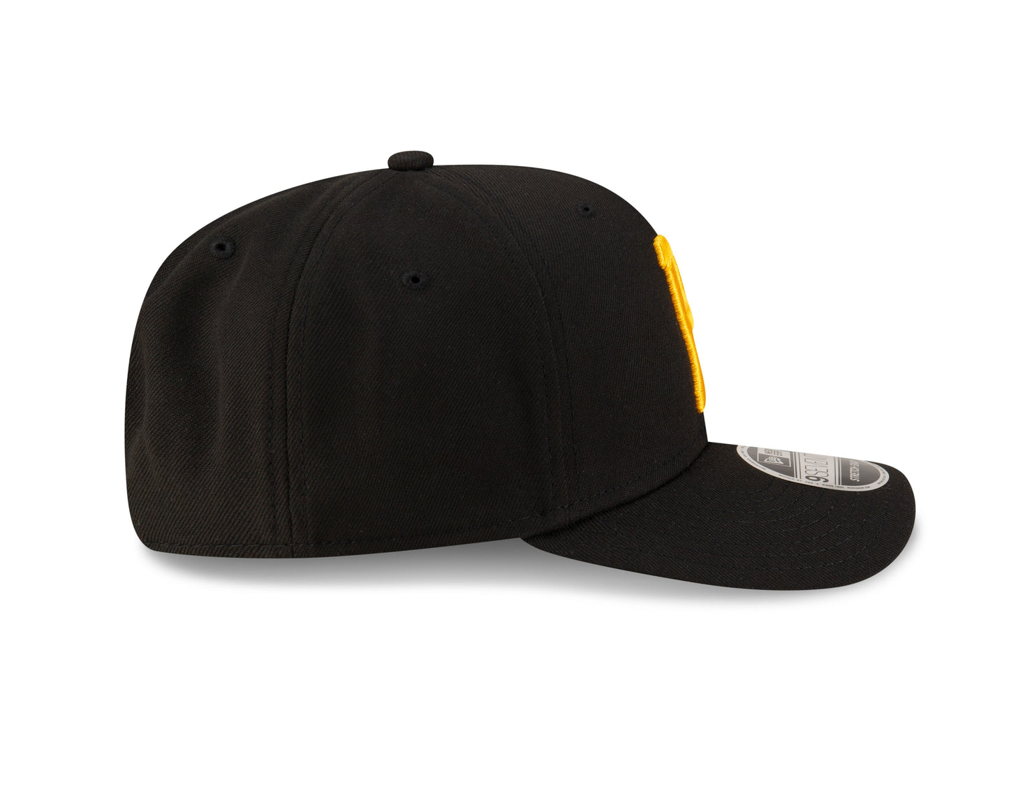 Pittsburgh Pirates Black New Era Player Replica 9SEVENTY Stretch Snap Adjustable Hat Official Team Hat Sports Fan Cap Official NFL Team Hat Football Fan Cap