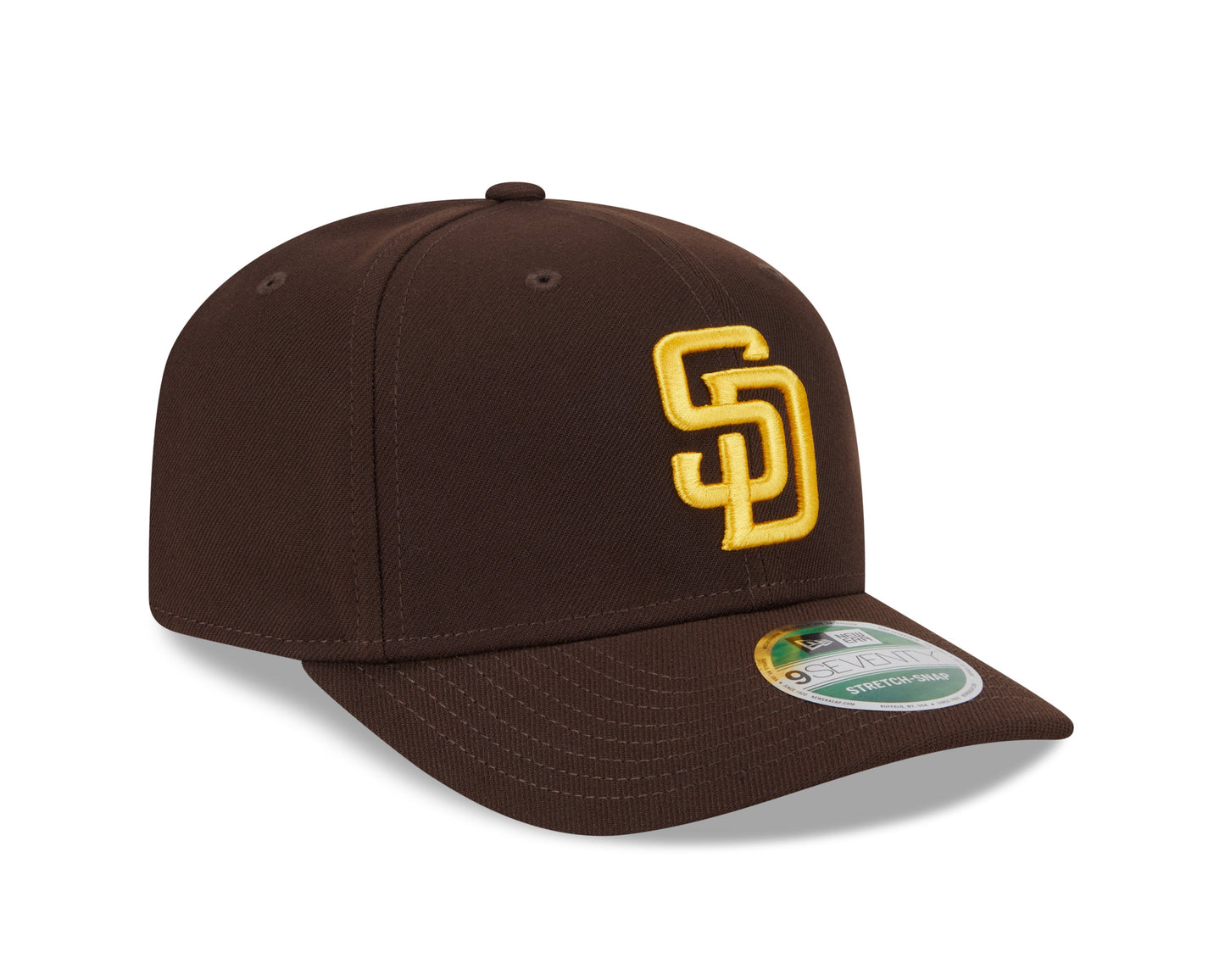 San Diego Padres Brown New Era Player Replica 9SEVENTY Stretch Snap Adjustable Hat Official Team Hat Sports Fan Cap Official NFL Team Hat Football Fan Cap