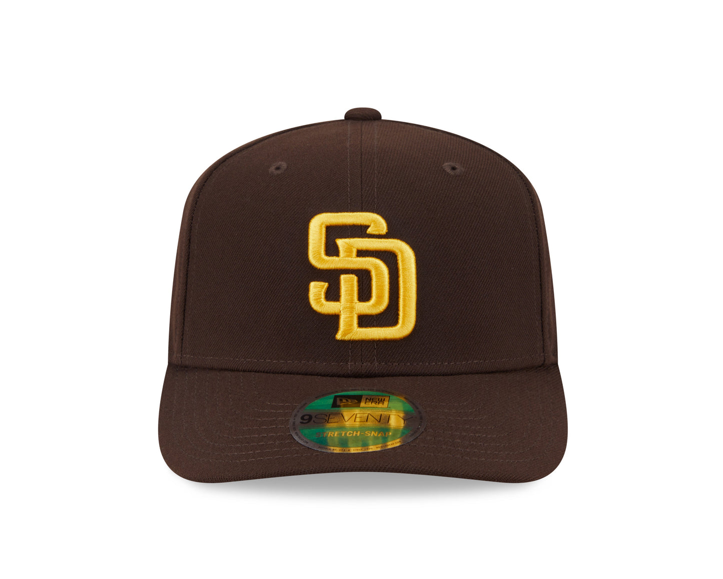 San Diego Padres Brown New Era Player Replica 9SEVENTY Stretch Snap Adjustable Hat Official Team Hat Sports Fan Cap Official NFL Team Hat Football Fan Cap