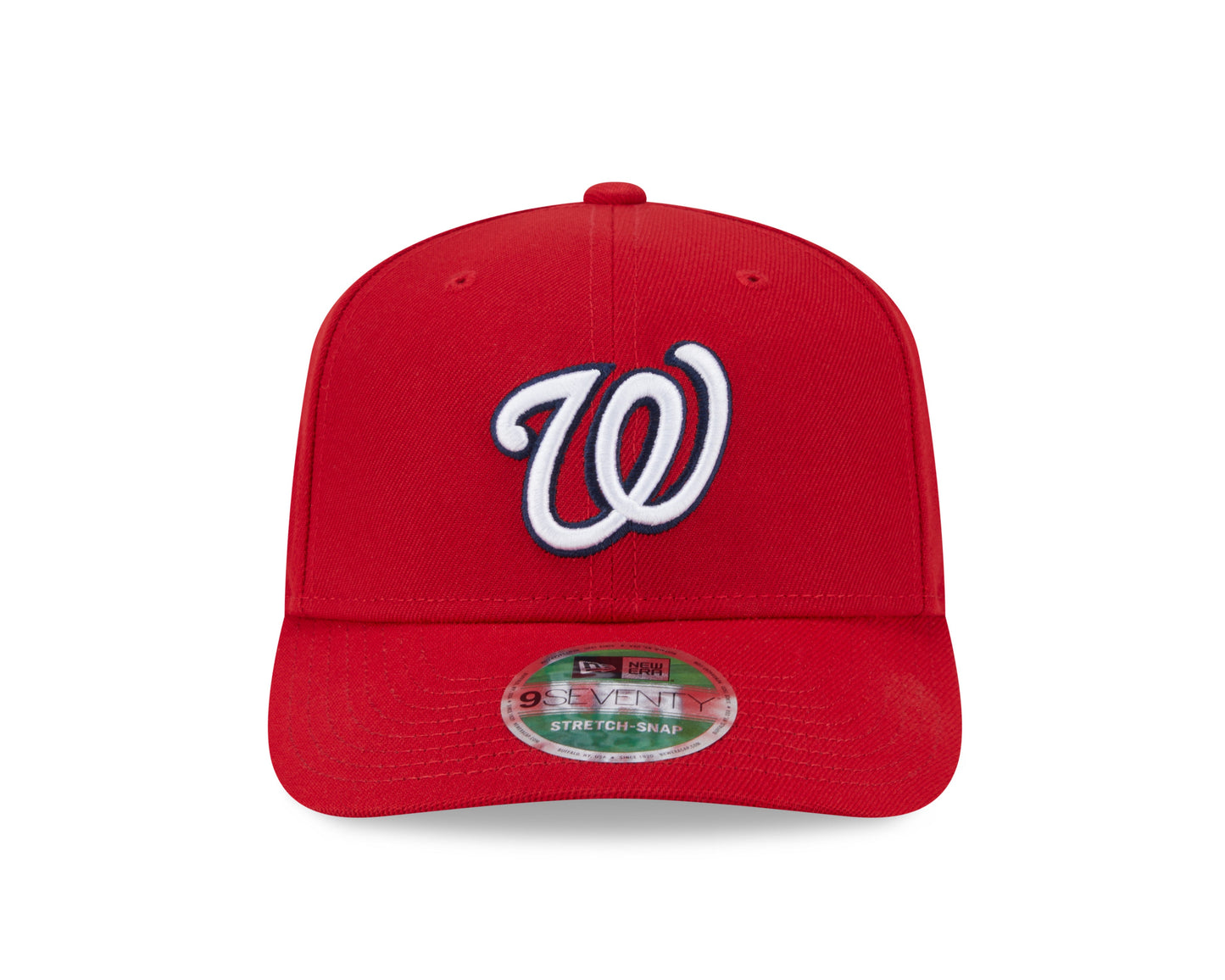 Washington Nationals Red New Era Player Replica 9SEVENTY Stretch Snap Adjustable Hat Official Team Hat Sports Fan Cap Official NFL Team Hat Football Fan Cap