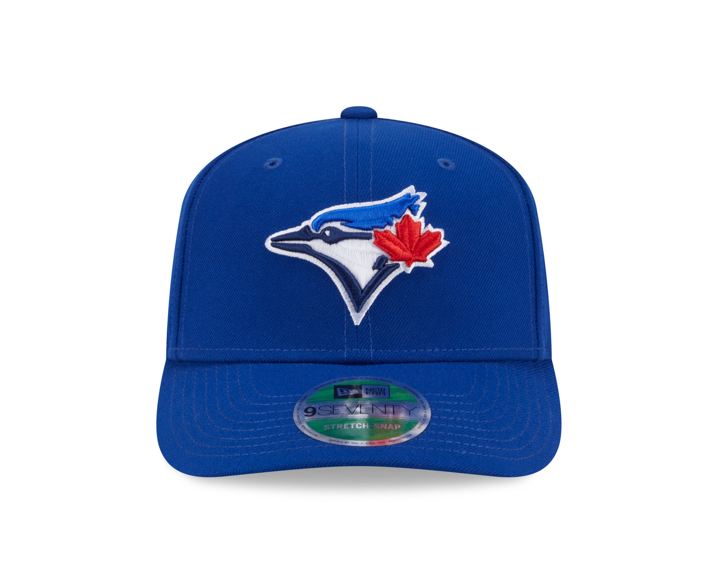 Toronto Blue Jays Blue New Era Player Replica 9SEVENTY Stretch Snap Adjustable Hat Official Team Hat Sports Fan Cap Official NFL Team Hat Football Fan Cap