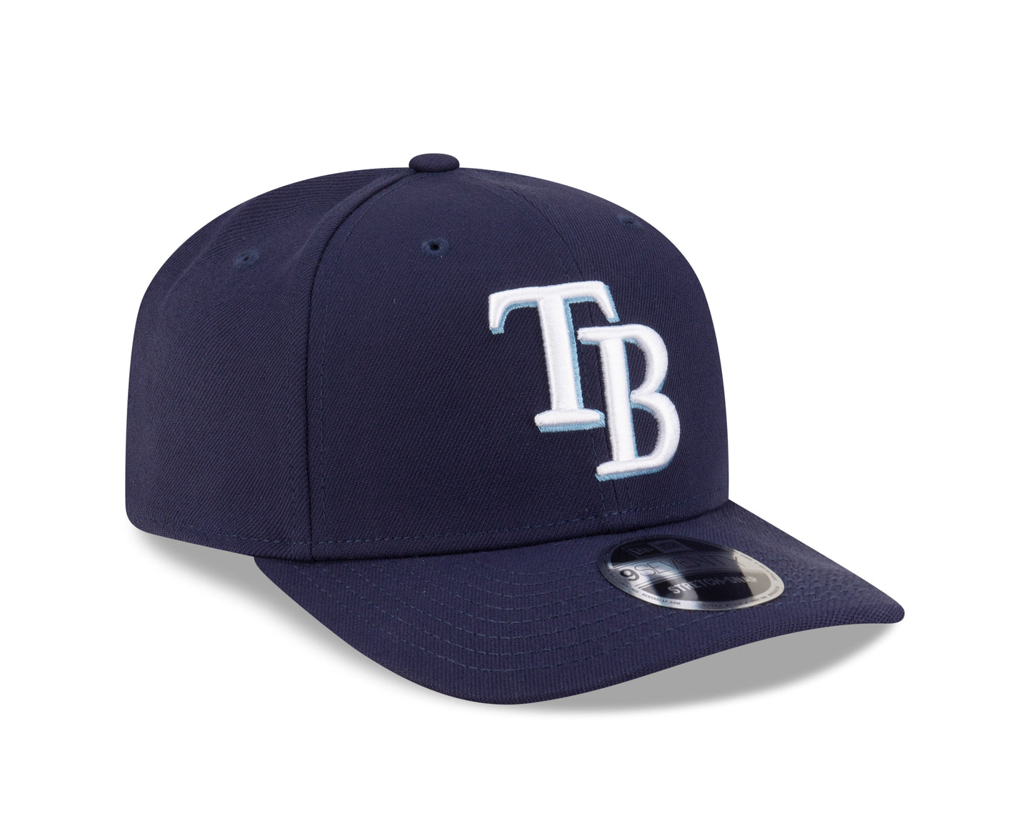 Tampa Bay Rays Navy New Era Player Replica 9SEVENTY Stretch Snap Adjustable Hat Official Team Hat Sports Fan Cap Official NFL Team Hat Football Fan Cap