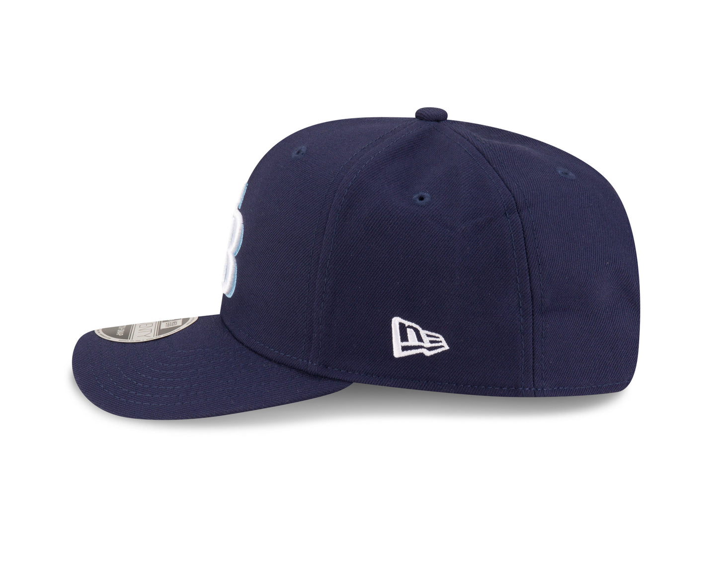 Tampa Bay Rays Navy New Era Player Replica 9SEVENTY Stretch Snap Adjustable Hat Official Team Hat Sports Fan Cap Official NFL Team Hat Football Fan Cap