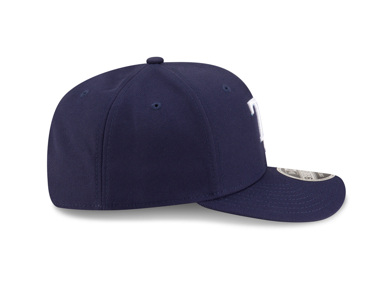 Tampa Bay Rays Navy New Era Player Replica 9SEVENTY Stretch Snap Adjustable Hat Official Team Hat Sports Fan Cap Official NFL Team Hat Football Fan Cap