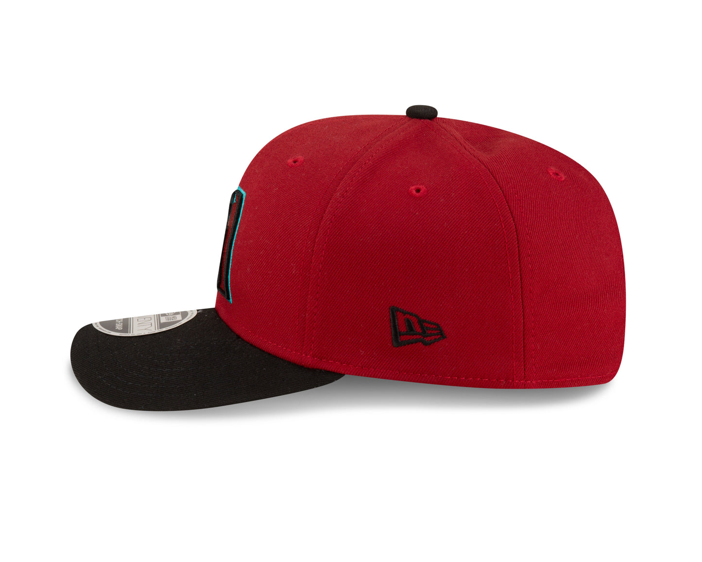 Arizona Diamondbacks Red New Era Player Replica 9SEVENTY Stretch Snap Adjustable Hat Official Team Hat Sports Fan Cap Official NFL Team Hat Football Fan Cap