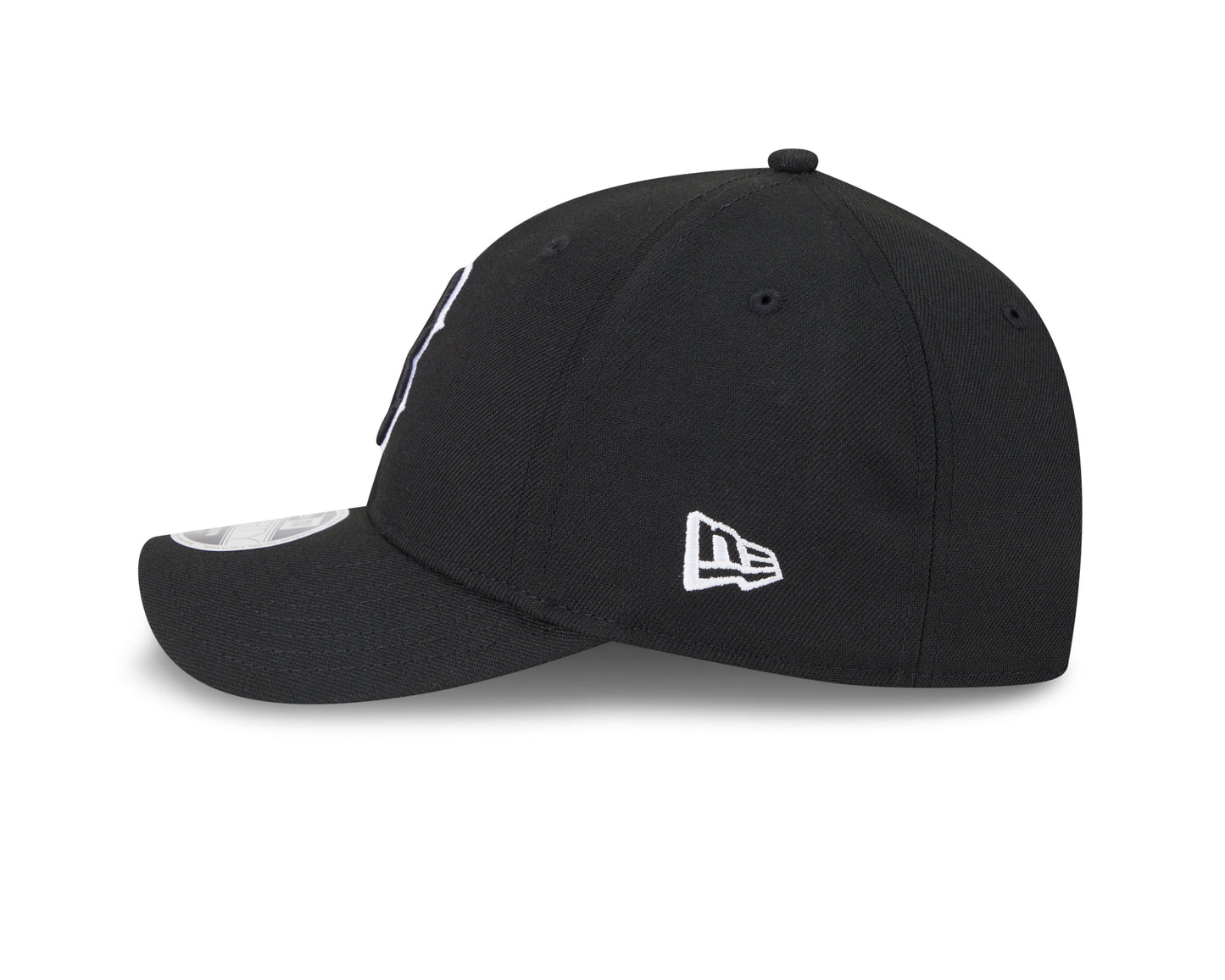 Boston Red Sox Black and White New Era M-Crown 9FORTY Adjustable Hat Official Team Hat Sports Fan Cap Official NFL Team Hat Football Fan Cap