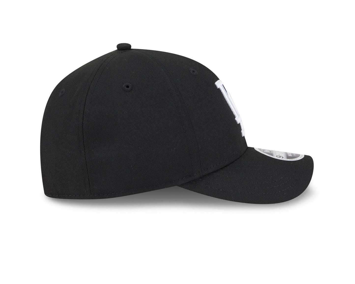 Los Angeles Dodgers Black and White New Era M-Crown 9FORTY Adjustable Hat Official Team Hat Sports Fan Cap Official NFL Team Hat Football Fan Cap