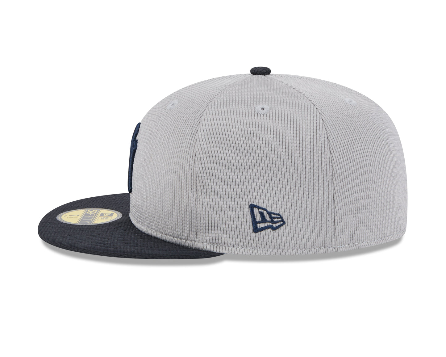 New York Yankees New Era Road Grey 2025 Spring Training 59FIFTY Fitted Hat Official Team Hat Sports Fan Cap Official NFL Team Hat Football Fan Cap