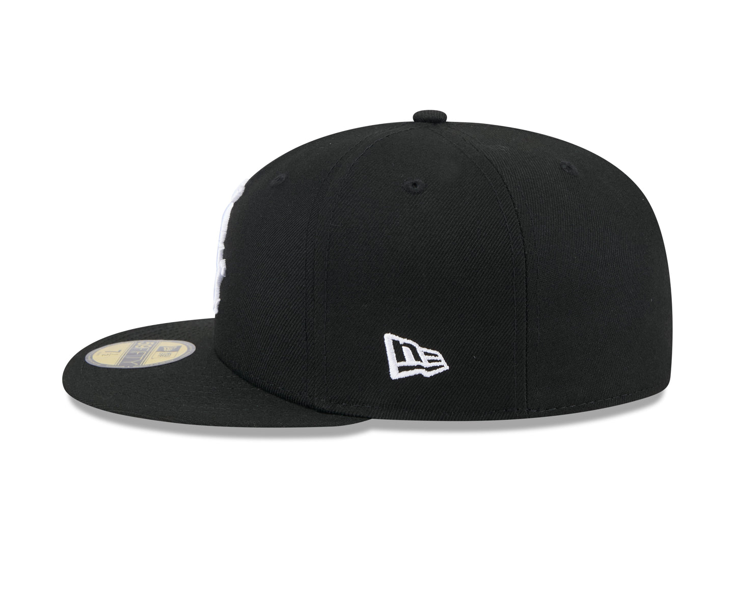 Chicago White Sox Jackie Robinson Day 25 New Era Black Game Authentic Collection On-Field 59FIFTY Fitted Hat Official Team Hat Sports Fan Cap Official NFL Team Hat Football Fan Cap
