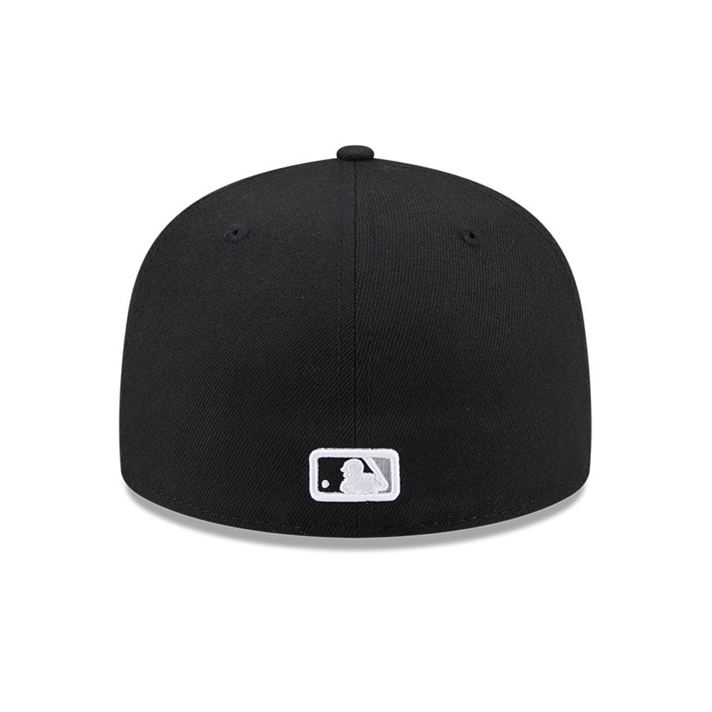 Chicago White Sox Jackie Robinson Day 25 New Era Black Game Authentic Collection On-Field 59FIFTY Fitted Hat Official Team Hat Sports Fan Cap Official NFL Team Hat Football Fan Cap