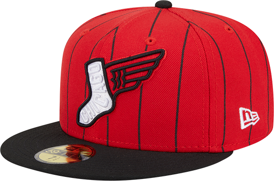 Chicago White Sox New Era 2025/26 City Connect 59FIFTY Fitted Hat - Red/Black Official Team Hat Sports Fan Cap Official NFL Team Hat Football Fan Cap