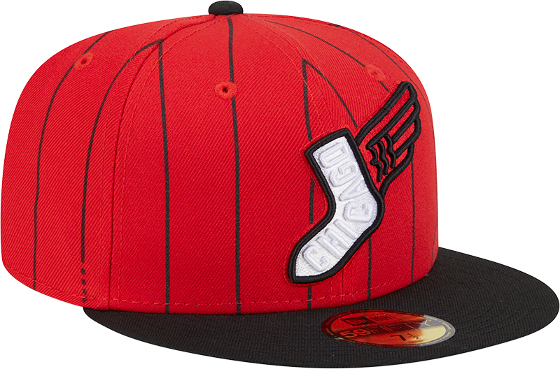 Chicago White Sox New Era 2025/26 City Connect 59FIFTY Fitted Hat - Red/Black Official Team Hat Sports Fan Cap Official NFL Team Hat Football Fan Cap