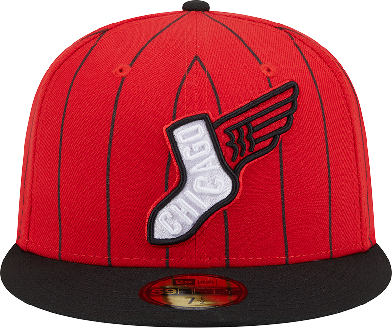 Chicago White Sox New Era 2025/26 City Connect 59FIFTY Fitted Hat - Red/Black Official Team Hat Sports Fan Cap Official NFL Team Hat Football Fan Cap