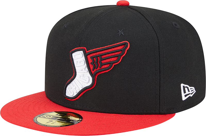 Chicago White Sox New Era 2025 City Connect Alternate 59FIFTY Fitted Hat - Black/Red Official Team Hat Sports Fan Cap Official NFL Team Hat Football Fan Cap