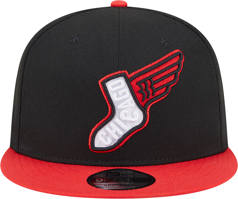 Chicago White Sox New Era 2025 City Connect Alternate 9FIFTY Snapback Hat - Red/Black Official Team Hat Sports Fan Cap Official NFL Team Hat Football Fan Cap
