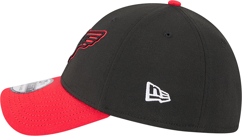 Chicago White Sox 2025 City Connect Alternate Black/Red New Era 39THIRTY Flex Fit Hat Official Team Hat Sports Fan Cap Official NFL Team Hat Football Fan Cap