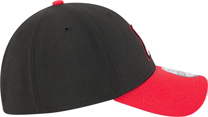 Chicago White Sox 2025 City Connect Alternate Black/Red New Era 39THIRTY Flex Fit Hat Official Team Hat Sports Fan Cap Official NFL Team Hat Football Fan Cap