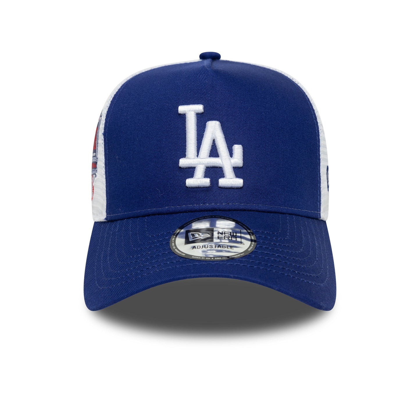 Los Angeles Dodgers MLB Trucker Snapback Side Patch New Era Blue/White Official Team Hat Sports Fan Cap Official NFL Team Hat Football Fan Cap
