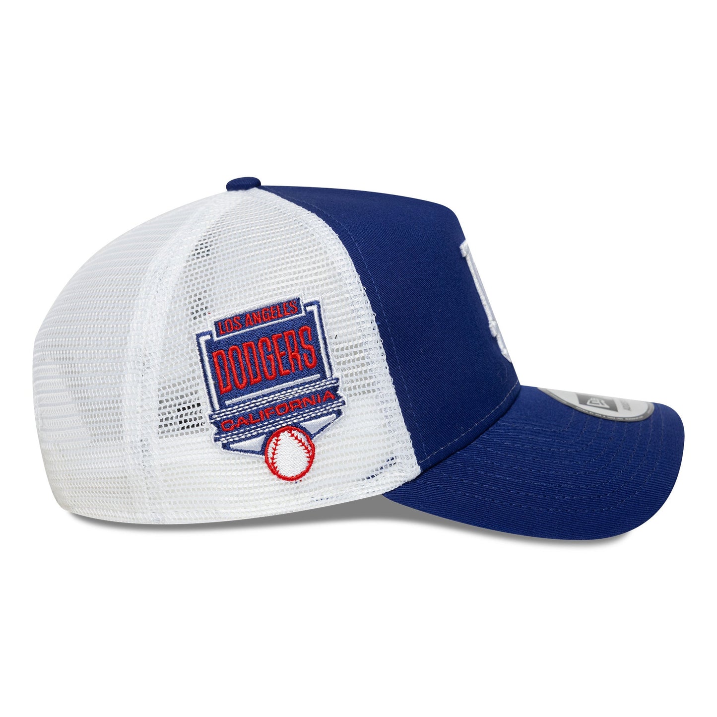 Los Angeles Dodgers MLB Trucker Snapback Side Patch New Era Blue/White Official Team Hat Sports Fan Cap Official NFL Team Hat Football Fan Cap