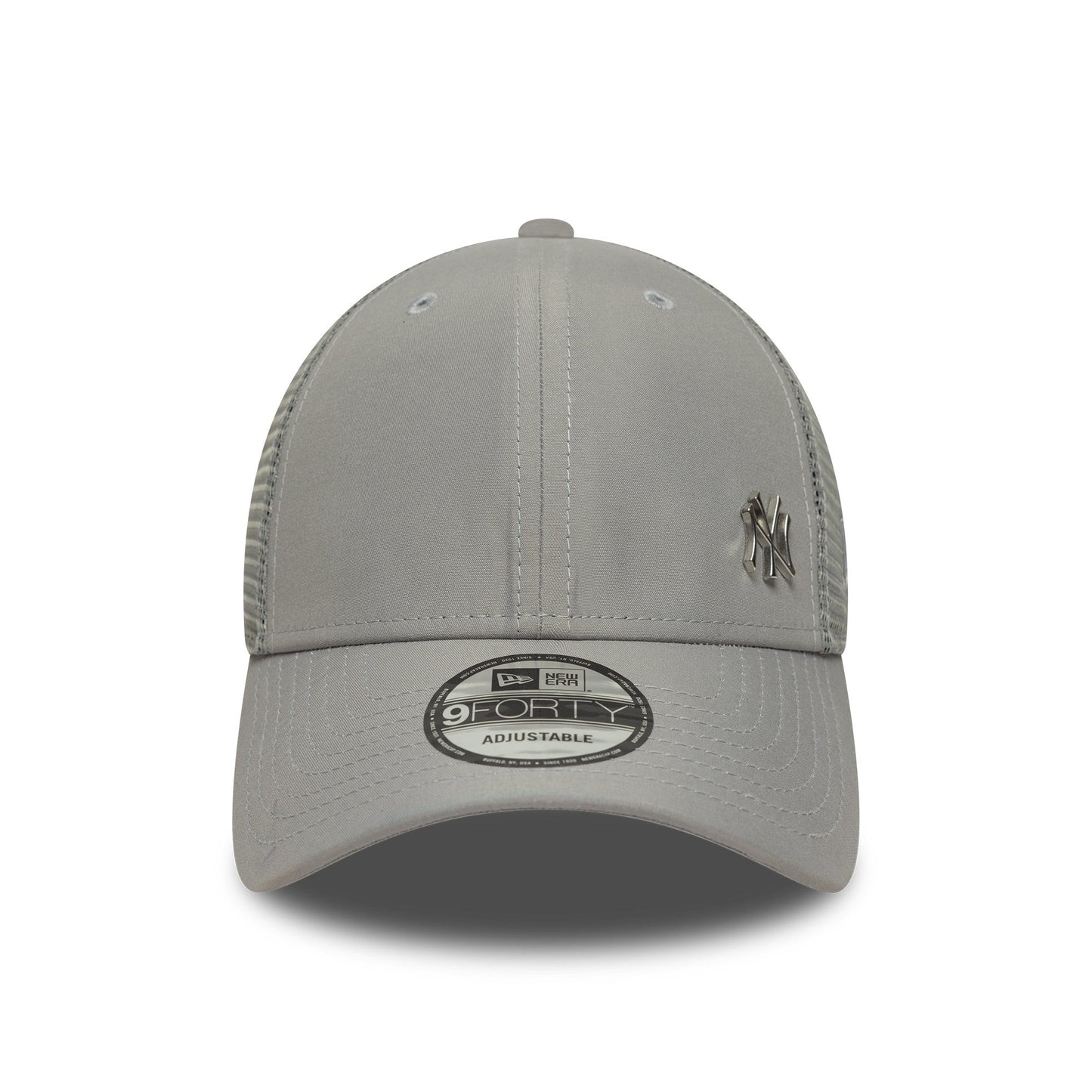 New York Yankees MLB Flawless 9Forty Trucker Grey Official Team Hat Sports Fan Cap Official NFL Team Hat Football Fan Cap