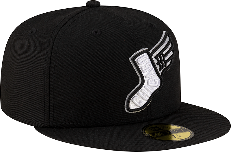 Chicago White Sox New Era 2025 City Connect Team Color 59FIFTY Fitted Hat -Black Official Team Hat Sports Fan Cap Official NFL Team Hat Football Fan Cap