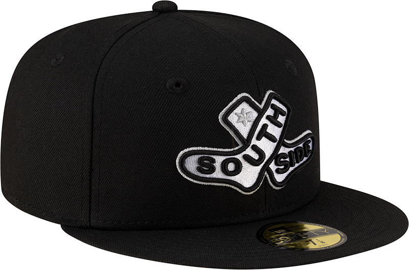 Chicago White Sox New Era 2025 City Connect Batting Practice Team Color 59FIFTY Fitted Hat -Black Official Team Hat Sports Fan Cap Official NFL Team Hat Football Fan Cap