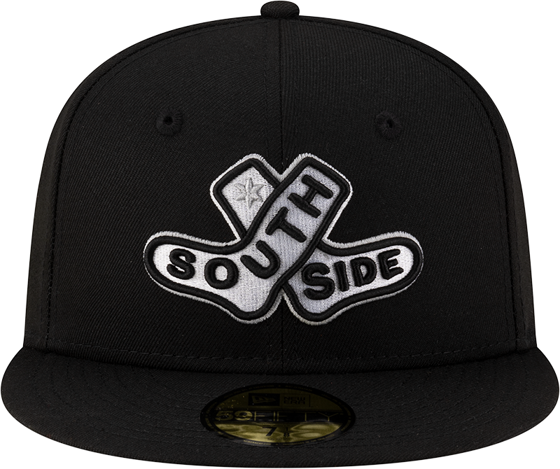 Chicago White Sox New Era 2025 City Connect Batting Practice Team Color 59FIFTY Fitted Hat -Black Official Team Hat Sports Fan Cap Official NFL Team Hat Football Fan Cap