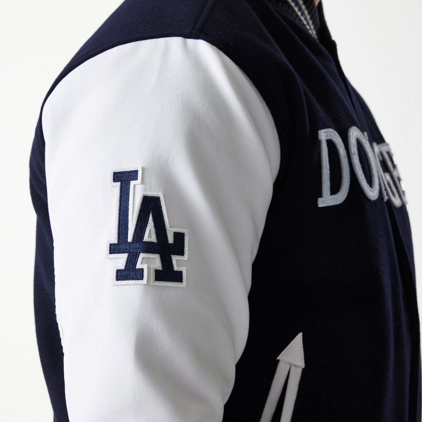 Los Angeles Dodgers MLB Wordmark Varsity Jacket New Era Official Sports Fan Gear Official NFL Fan Gear