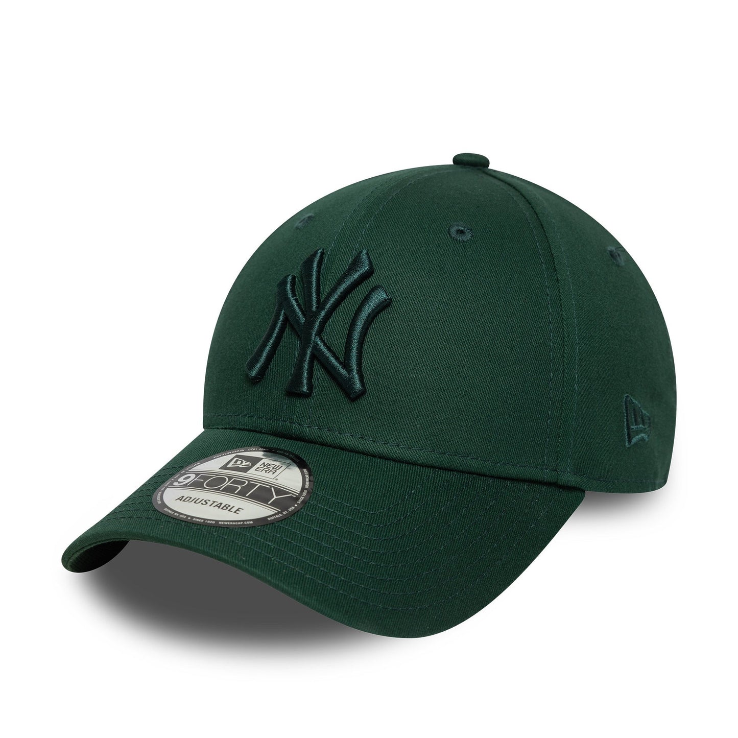 New York Yankees MLB League Essential 9FORTY Strapback New Era Green Official Team Hat Sports Fan Cap Official NFL Team Hat Football Fan Cap