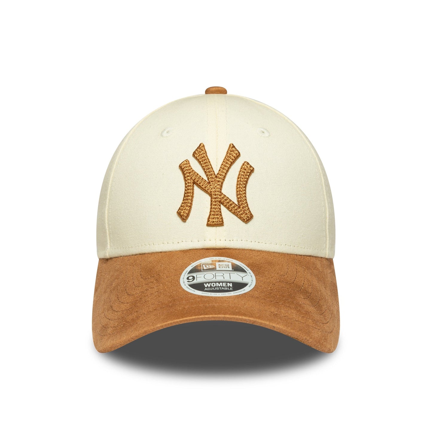 New York Yankees Womens Faux Suede MLB 9FORTY Strapback New Era LTC/CAM Official Team Hat Sports Fan Cap Official NFL Team Hat Football Fan Cap