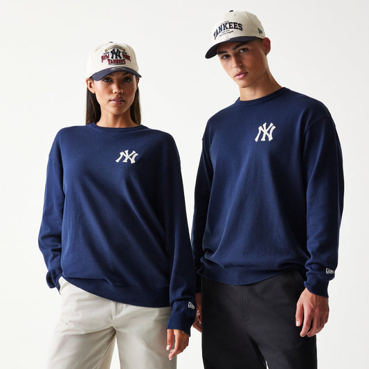 MLB Essential Knit Sweater New York Yankees Navy Official Sports Fan Gear Official NFL Fan Gear