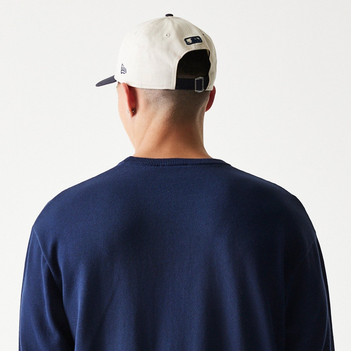 MLB Essential Knit Sweater New York Yankees Navy Official Sports Fan Gear Official NFL Fan Gear