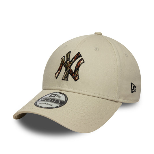 New York Yankees MLB 9FORTY Outline Strapback New Era Camo Official Team Hat Sports Fan Cap Official NFL Team Hat Football Fan Cap