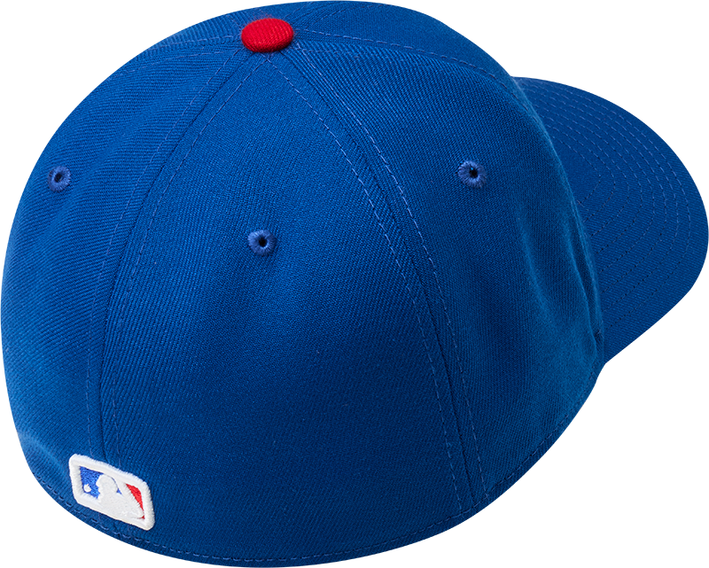 Chicago Cubs New Era M-Crown 39Thirty Player Replica Blue Flex Fit Hat Official Team Hat Sports Fan Cap Official NFL Team Hat Football Fan Cap